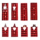 thumbnail image 1 of 8 Pack Christmas Refrigerator Handle Covers Keep Clean For Oven Microwave Freezer, 1 of 5