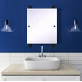 thumbnail image 2 of Que New Collection Rectangular Frameless Rail Mounted Mirror, 2 of 2
