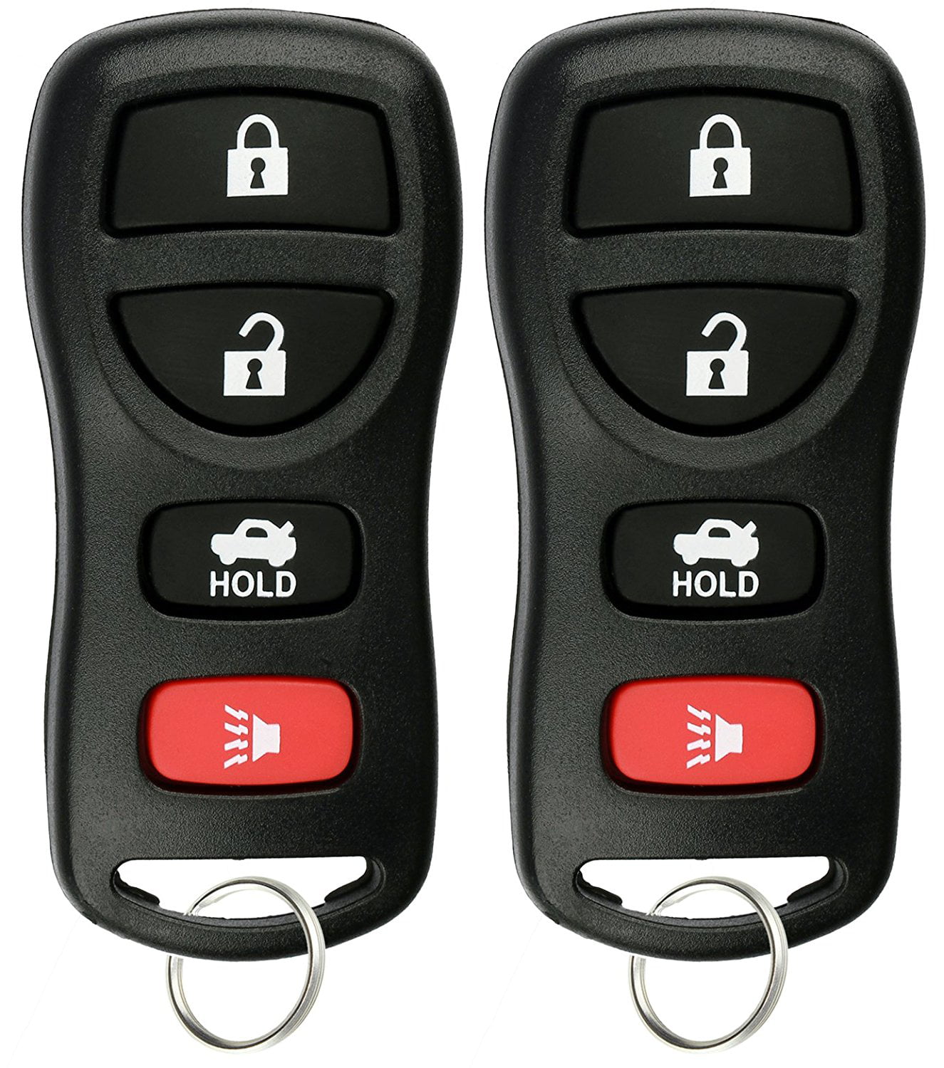2 Car Fob Keyless Remote Red For 2003 2004 2005 2006 2007 2008 2009 Nissan 350Z 