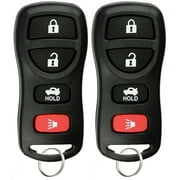 2 PACK KeylessOption Keyless Entry Remote Control Car Key Fob Replacement KBRASTU15 for Nissan & Infiniti Vehicles
