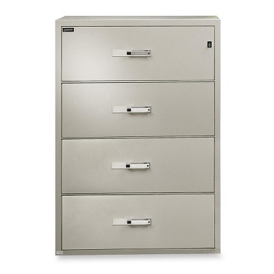 File Cabinet Fire Resistant Lateral 4 Drawer Beige Walmart Canada