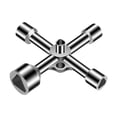 thumbnail image 2 of Clave de la llave de la llave de utilidades clave llave de zócalo de la llave del gabinete eléctrico de la llave del stopcock múltiple, 2 of 8