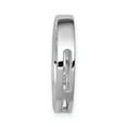 thumbnail image 2 of 14k White Gold Lab Grown Diamond Channel Set Circle Chain Slide Pendant 3/8 Ct., 2 of 3