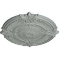 thumbnail image 3 of Ekena Millwork CM53AT 53.50 in. OD x 4.62 in. ID x 3.50 in. D Attica Acanthus Leaf Ceiling Medallion, 3 of 6