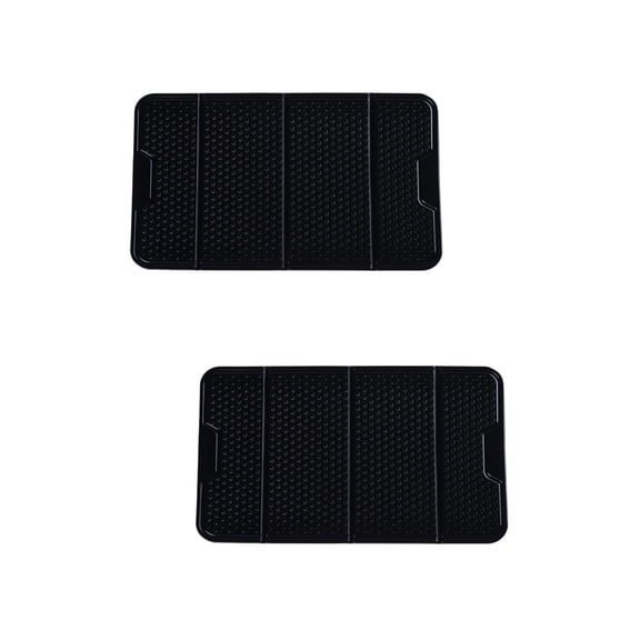 SOPOTUTU Nonslip Dashboard Pad for Car Use Black Foldable and Convenient - 2Pcs