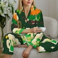 thumbnail image 6 of Haiem St Patrick's Day10 Pattern Women’s Long-sleeve Sleepwear,Sleepwear Set,2-piece Loungewear Set,Soft PJs Comfy Nightwear with Pockets-X-Large, 6 of 7