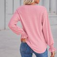 thumbnail image 5 of Christmas! Ohufall Womens Tops, Women's Fashion Casual Spring Summer Long Sleeve V-Neck Blouses & Shirts Womens Fashion, 5 of 8