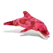 DolliBu Pink Tie-Dye Dolphin Super Soft Stuffed Animal, Cute Realistic Stuffed Animals for Girls, Boys, Adults Animal Gifts, Kids Nursery Decor for Newborn, Cuddly Soft Baby Plush Toys - 18 Inches
