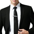 thumbnail image 4 of Tie Clip Fashionable Feather Shape Tie Bar Clip Tie Clip Pin for Business Wedding, 4 of 5