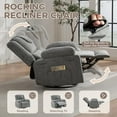 thumbnail image 6 of Soonbuy Oversized Recliner Chair for Adults with Vibration Massage and Lumbar Heating,360° Swivel Rock Recliner Chairs Single Sofa for Living Room, 6 of 9