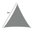 thumbnail image 3 of CSChome Voile d'Ombrage Protection UV Bon Pare-Soleil Imperméable Coupe-Vent Résistant aux Intempéries Triangle Usage Intensif Jardin, 3 of 7