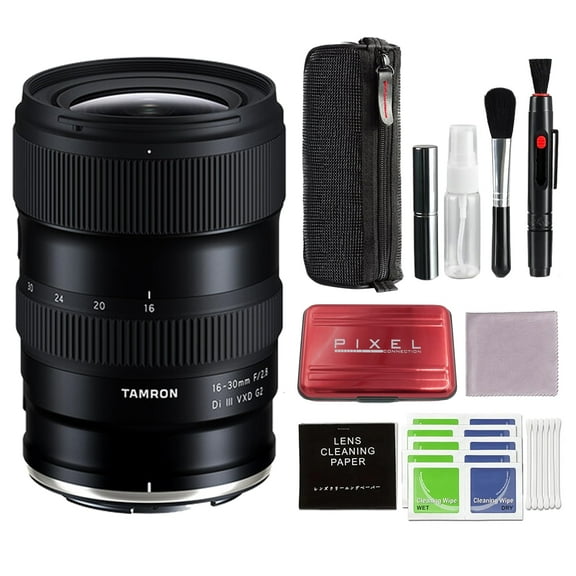 Tamron 16-30mm f/2.8 Di III VXD G2 Lens Compatible with Nikon Z Mount with Advance Accessories and Travel Bundle | AFA064Z700 | Tamron 16-30mm Lens