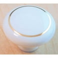 thumbnail image 2 of Ultra Hardware 2 Packs Knob Wht/Gld 1.25", 2 of 2