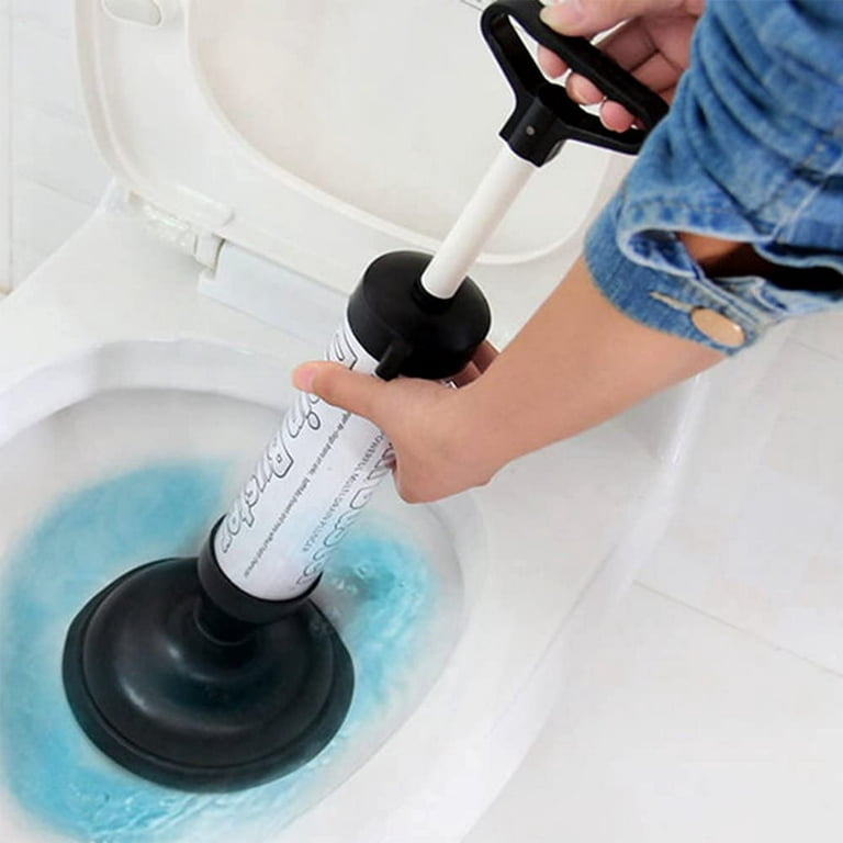 Toilet Plunger Set, Drain Clog Remover Tools High Pressure Air
