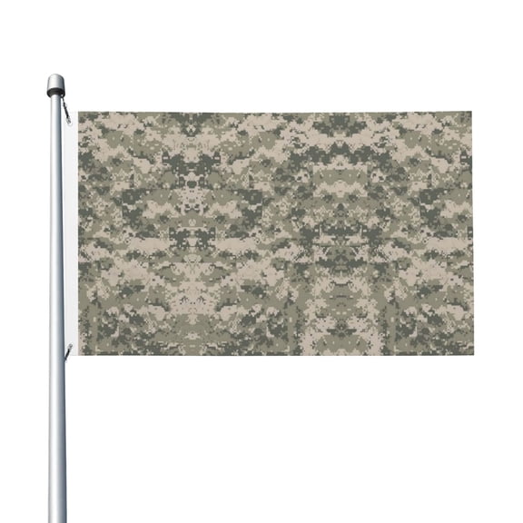 Army Digital Camouflage Flag Flag 3x5ft Double-Sided Printing Indoor/Outdoor Decorative Banner National Flag