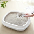 thumbnail image 5 of SPRING PARK Semi-closed Detachable Anti-splash Pet Cats Litter Box Pet Toilet With Scoop Easy To Clean, 5 of 6