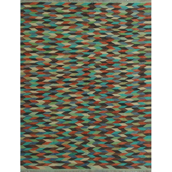 Winchester Firth Charcoal/Rust Rug, 5'0" x 6'7"