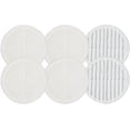 thumbnail image 2 of Almohadillas de Repuesto 2124, Compatibles con el Limpiador de Pisos Duros Bissell Spin-Wave, Trapeador Giratorio a Máquina Serie 2039, 2307, 2315A, Parte # 2124 (Paquete de 6 (4 Almohadillas Suaves, 2 of 5