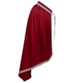 thumbnail image 3 of LEKWK Mens Medieval Half Shoulder Cape Renaissance Cloak with Embroidered Trim Lightweight Classic Halloween Costume Gothic Wizard Cosplay, 3 of 4