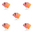 thumbnail image 3 of Inteprter A5 Wrapping Paper Fashion Print Soft Packing DIY Accessory Handicrafts Gift Papers for Children Student Craft Type5 NO5, 3 of 6