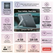 Lenovo Tab 10.1 1920 x 1200 60Hz MediaTek Helio G85 4G 128G WiFi 5 Android 14 ZAEH0148US