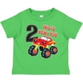 thumbnail image 3 of Inktastic Monster Truck How I Roll 2nd Birthday Boys Toddler T-Shirt, 3 of 5