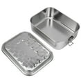thumbnail image 4 of Lunch Box Food Container Bento Box Single Layer Lunch Box Food Bento Container Stainless Steel 304 Home Accessory for School Office Use, 4 of 7