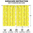 thumbnail image 2 of Nursery Curtains Boys Girls Kids Watercolor Banana Pattern Print Pattern Window Drapes for Living Bedroom Playroom Room Decor Rod Pocket 52x84 Inch 2 Panels, 2 of 2