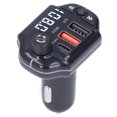thumbnail image 3 of Transmisor FM Bluetooth, adaptador Bluetooth para coche, adaptador Bluetooth rápido para coche, cargador rápido para coche, estética elegante, 3 of 9