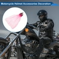 thumbnail image 3 of Accesorios para Casco de Motocicleta Decoración Corona de Malla de Cumpleaños para Cascos de Motocicleta Bicicleta Esquí Rosa Rojo Pegatina 1 Juego, 3 of 6