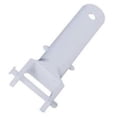 thumbnail image 2 of Suction Pan Handle White Replacement Swimming Pool Spa Vacuum Head Handle with V Clip And Long Pin for Telescopic Poles, 2 of 9