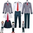 thumbnail image 2 of Anime My Hero Academia Midoriya Izuku Bakugou Katsuki disfraz Ochaco Uraraka Boku no Hero Academia conjunto de uniforme de Halloween, 2 of 4