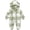 Mint Green2, variant on dazeni Newborn Baby Jumpsuit Cute Plush Fuzzy Bear Outfit with Hood Zip up Long Sleeve Fleece Rompers Wintrer Warm Onesie Outwear Brown 6 Months