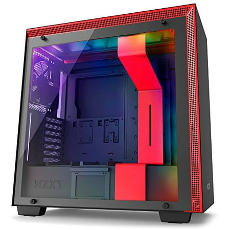 Nzxt CA-H700W-BR H700i No Power Supply Atx Mid Tower W/ Lighting And Fan Control (matte