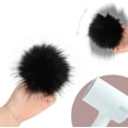 thumbnail image 4 of 12 Pieces Faux Fur Pom Pom Balls Fur Fluffy Pompom Ball with Elastic Loop for Hats Shoes Scarves Gloves Scarves Bag Key Chain Charms Accessories, 4 of 6