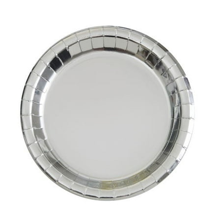 Paper Plates, 9 in, Silver Foil, 8ct - Walmart.com Paper Plates, 9 in, Silver Foil, 8ct - Walmart.com