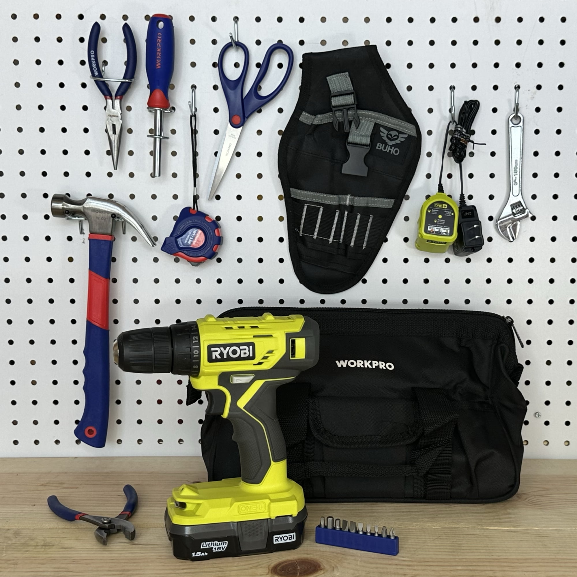 10 Tool Home Depot Combo Kits Ryobi Combo Kit: Cordless Drill, 18