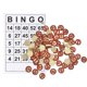 thumbnail image 1 of Vintage wooden bingo game with 40 bingo number cards and 75 checkers. DIY family board game for adults and kids., 1 of 4