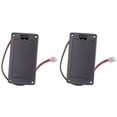 thumbnail image 1 of 2X Cubierta de Batería de de Guitarra de Montaje Plano de 9V Caja de Almacenamiento de Batería para Accesorio de Bajo de Guitarra Eléctrica, 1 of 5
