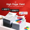 thumbnail image 3 of 280XXL Ink Cartridge for Canon 280 and 281 Ink Combo for Canon PGI-280 and CLI-281 Multi Work with PIXMA TR8622a TR8600 Ink (5 Pack), 3 of 12
