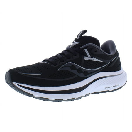 Saucony Women's Omni 21 Running Shoe, Black/White, 8