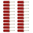 thumbnail image 3 of Banana Plug, 20Pcs 2mm Brass Male Connector Accessory Set Kit Speaker Wire Connector Banana Plug Adapter Multimeter Test Leads Speaker Wire Cable for Audio Video, 3 of 7