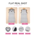 thumbnail image 5 of Vestido EVALESS casual primavera-verano con cuello en V sin mangas para mujer, 5 of 5