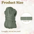thumbnail image 2 of Piping Bias Tape 1/2 Inch 22 Yards Piping Trim with Cotton Core Lip Cord Trim for Sewing Binding Hemming Cushions DIY Decor Crafts, Gray, 2 of 7