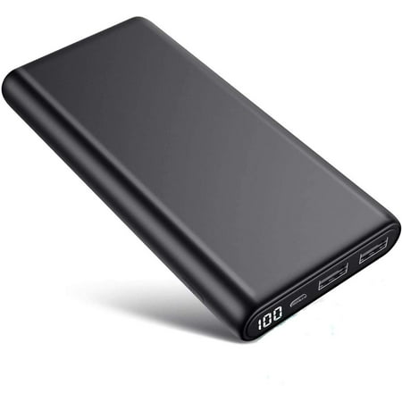 Portable Charger 26800mAh LCD Digital Display Power Bank Huge Capacity External  Battery Pack 2 Output Port Cell Phone Charger for iPhone, Samsung Galaxy,  Android Phone,Tablet & etc | Walmart Canada