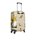 thumbnail image 3 of Disketp Gnomes Bees And Sunflowers Elastic Travel Luggage Cover Travel Suitcase Protective Cover For Trunk Case Apply To 18''-32'' Suitcase Cover (Luggage not included)-Medium, 3 of 9