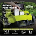 thumbnail image 5 of Sun Joe Cordless Scarifier & Dethatcher, Brushless Motor, 2 24V Batteries, 24V-X2-DTS15, 5 of 11