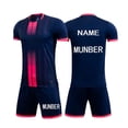 thumbnail image 2 of Conjuntos de camisetas para niños 2023, ropa de fútbol para hombres y niños, traje de manga corta, uniformes de fútbol para niños, chándal de fútbol, kit de camiseta, 2 of 4