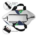 thumbnail image 4 of Balery Dinosaur Astronaut Space Surfing Bolsa Tote Estilo Estético con Cremalleras, Bolsa de Hombro, Bolsa de Compras Grande y Plegable, 4 of 8