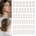 thumbnail image 1 of 220 unids/pack pegatinas de perlas autoadhesivas bronceado jianjun para El cabello, 1 of 3